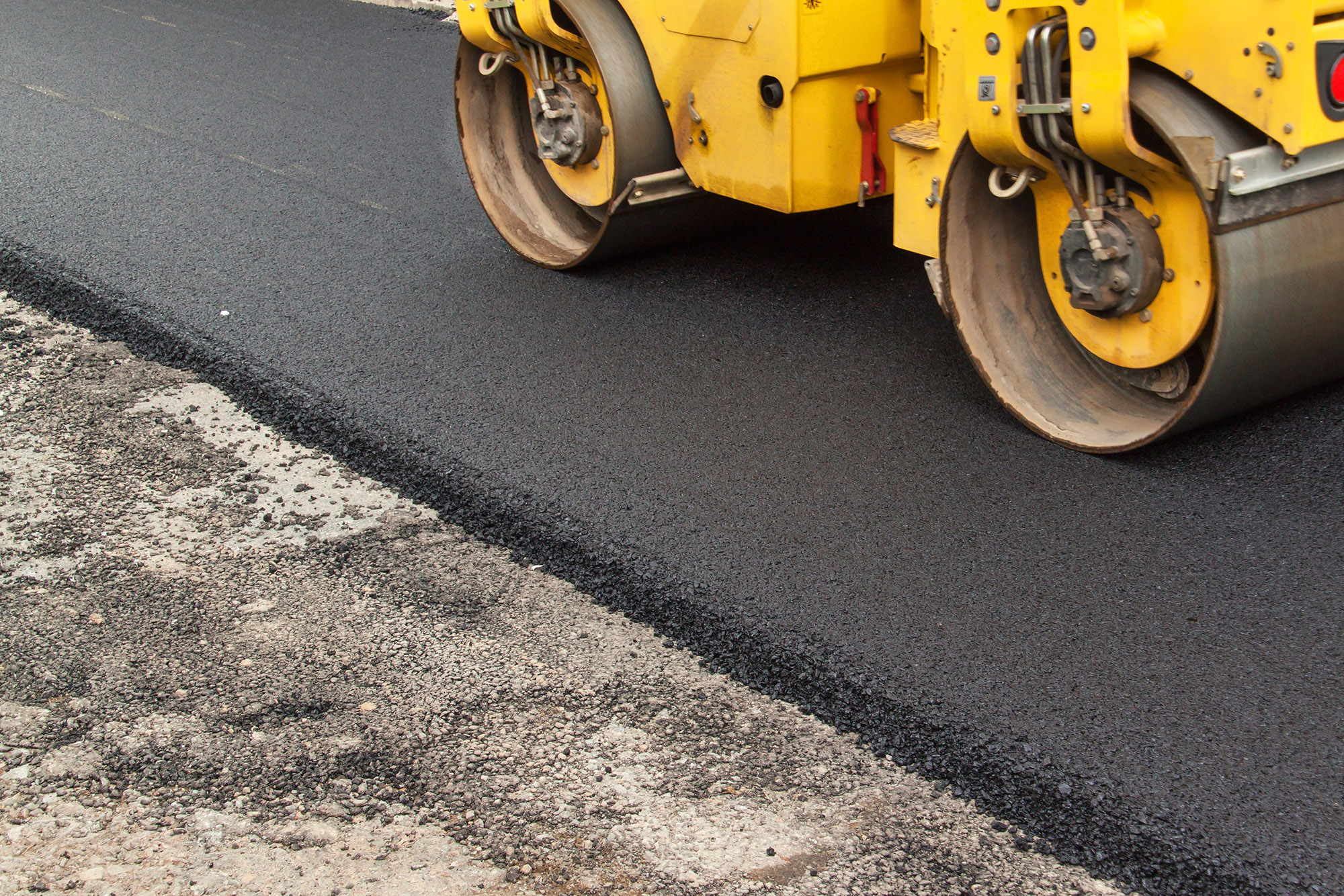 New asphalt road